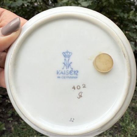 Блюдце подставка Kaiser Птицы 10 см Германия   