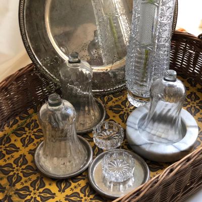 Розетки мини 5 см хрусталь