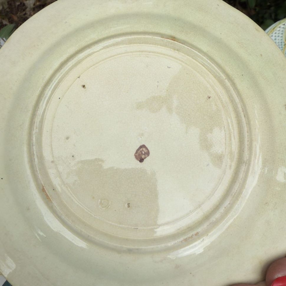 Тарелка Jeanne d'Arc 22 майолика Франция