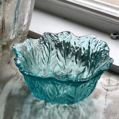 Салатник 12 см с резными краями хрусталь Швеция