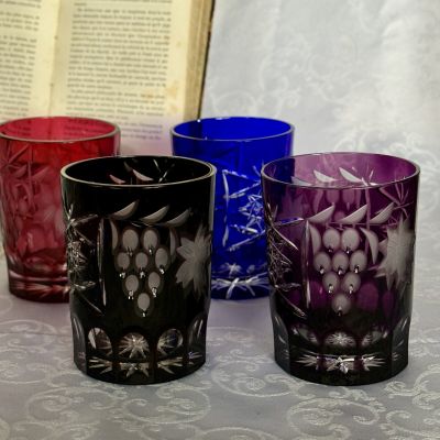 Стакан Nachtmann Bamberg сиреневый 320 мл хрусталь Германия 1970 гг