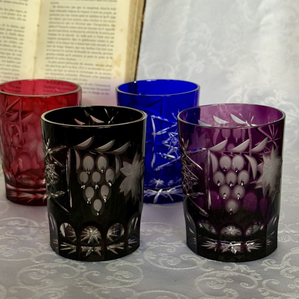 Стакан Nachtmann Bamberg сиреневый 320 мл хрусталь Германия 1970 гг