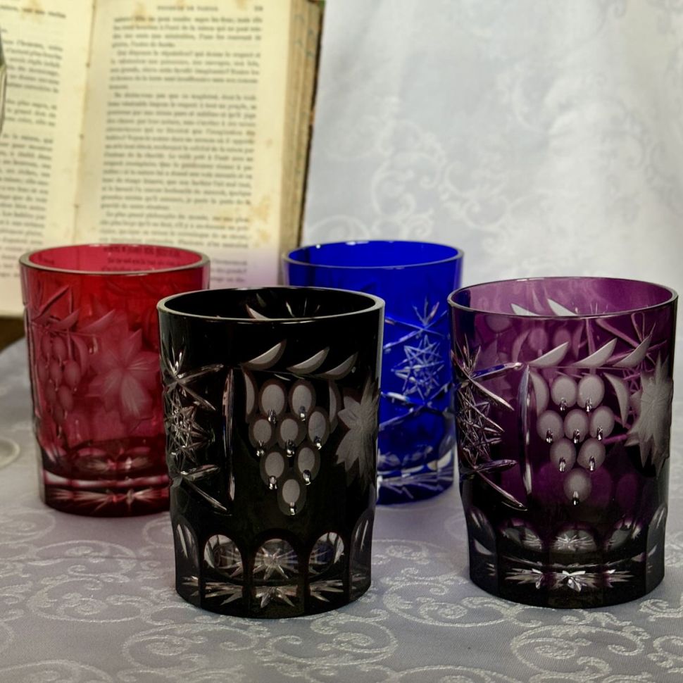 Стакан Nachtmann Bamberg сиреневый 320 мл хрусталь Германия 1970 гг