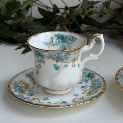 Кофейная пара Royal Albert Sheraton Veronica 140 мл 1964 г. Англия