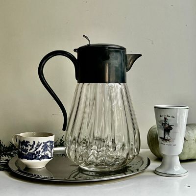 Кувшин 3,4 л хрустальное стекло серебрение