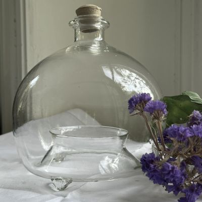 Мухоловка 17 см стекло Франция