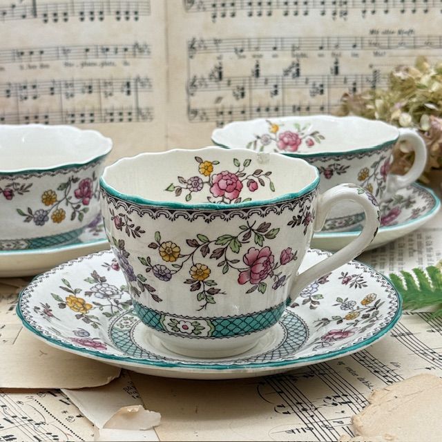 Сет с изъянами Copeland Spode Audley 6 предметов Англия