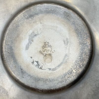 Кофейная пара в оловянном подстаканнике 100 мл фарфор Германия