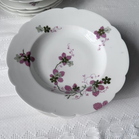 Тарелка глубокая Limoges Haviland 23 см Франция