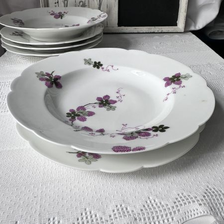 Тарелка глубокая Limoges Haviland 23 см Франция