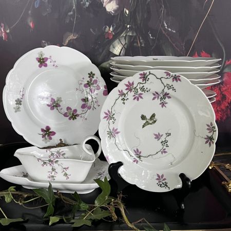 Тарелка глубокая Limoges Haviland 23 см Франция