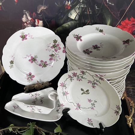 Тарелка глубокая Limoges Haviland 23 см Франция