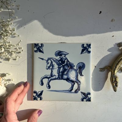 Плитка изразец Delft 13х13 см Голландия старинная