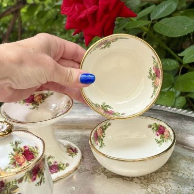 Розетка Royal Albert Old Country Roses 10 см фарфор Англия 