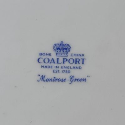 Блюдо для кекса Coalport Montrose Green 29 см Англия