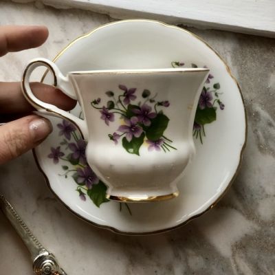 Кофейная пара Лесные фиалки, Англия