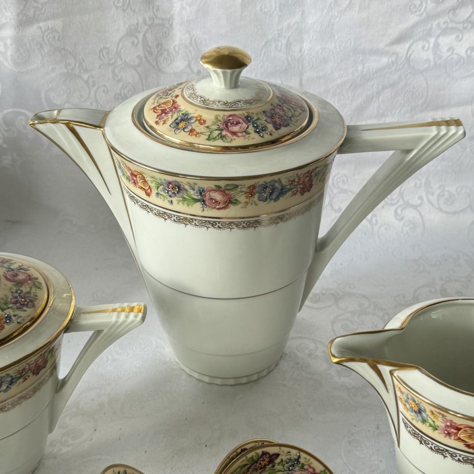 Чайник кофейник Unique Limoges 1,6 л фарфор Франция Ардеко