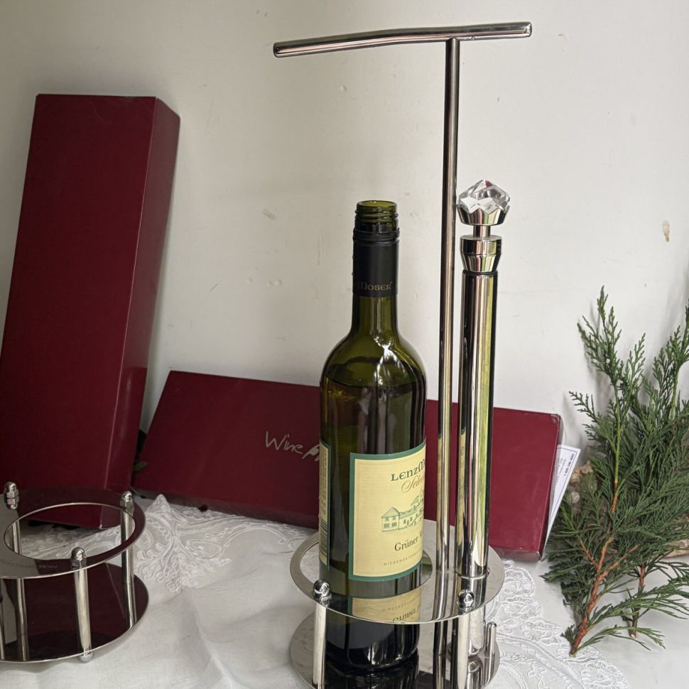 Кулер скипетр на подставке Wine Sceptre The Todd English Collection 44 см серебрение хрусталь