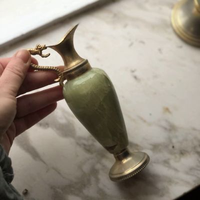 Кувшин Дракон малый оникс Италия