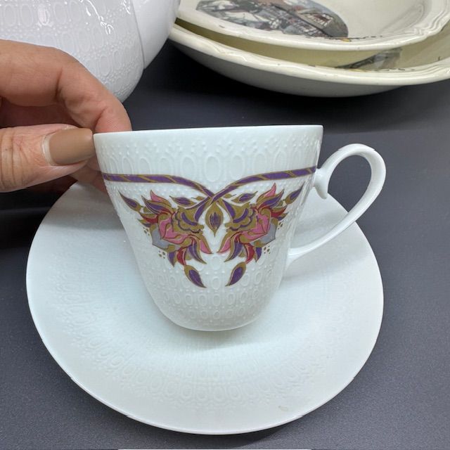 Чайная пара Rosenthal studio-line 200 мл фарфор Германия 