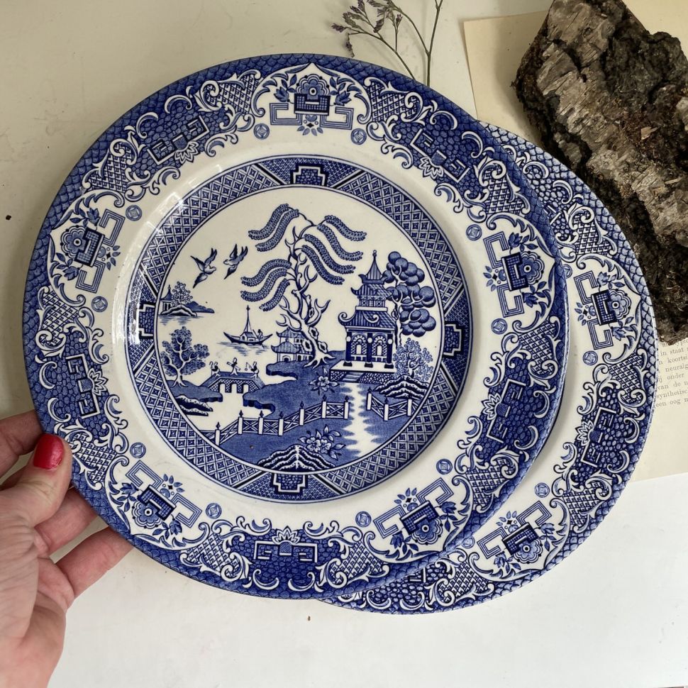 Тарелка EIT Blue Willow 25 см Англия 
