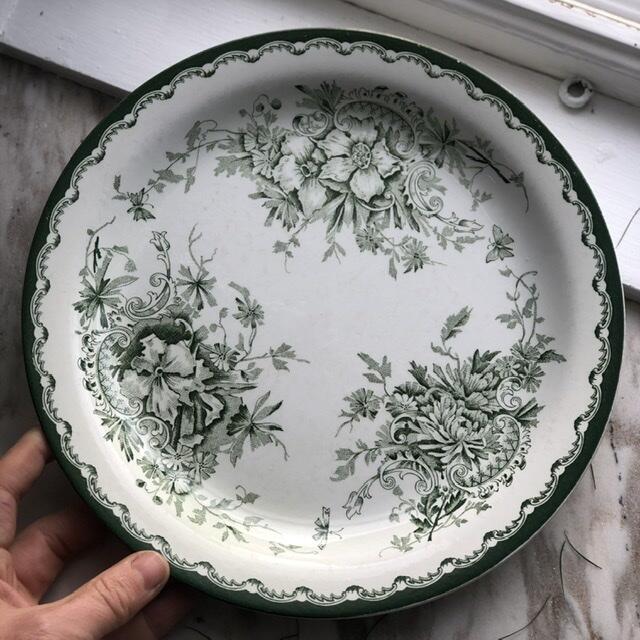 Тарелка плоская 24 см Grona Anna 50е годы