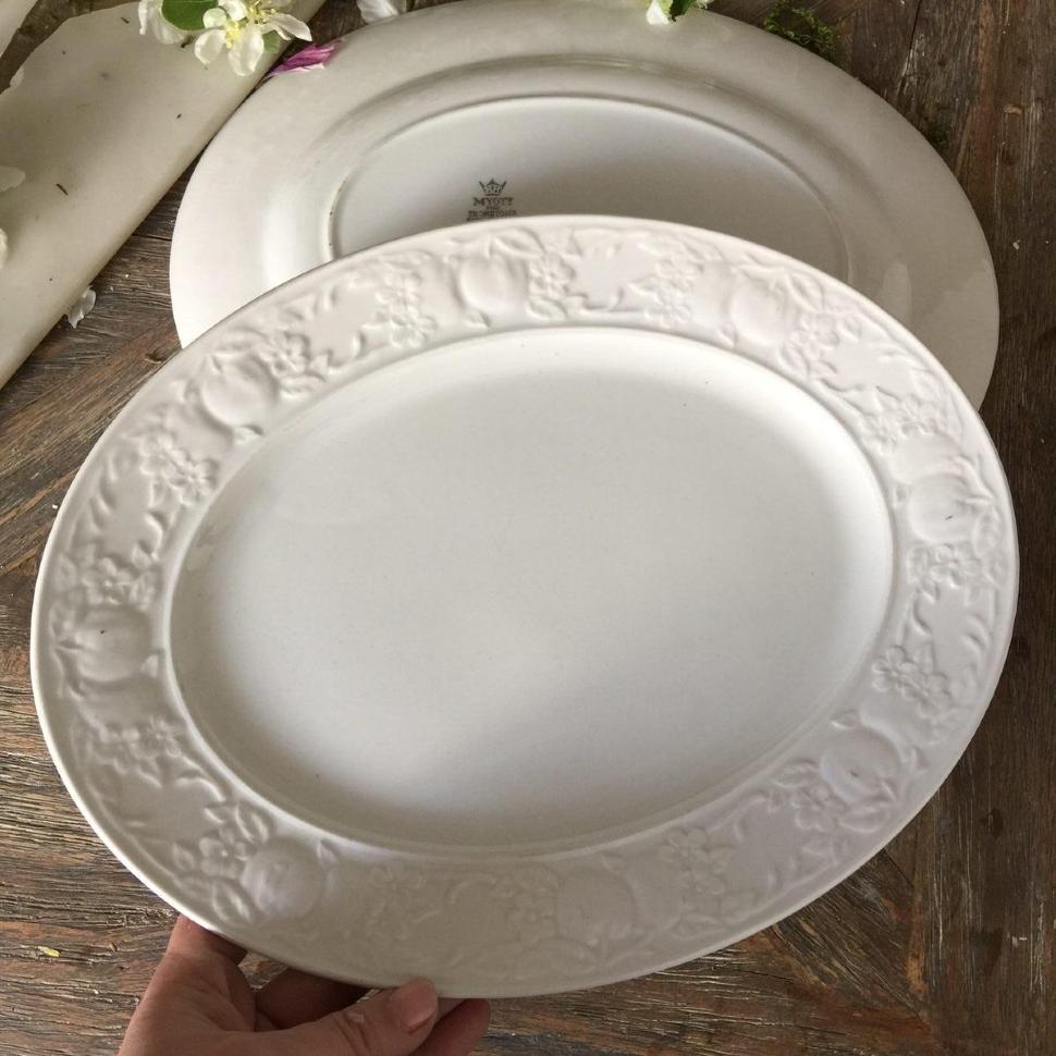 Большое овальное блюдо MYOTT, Англия