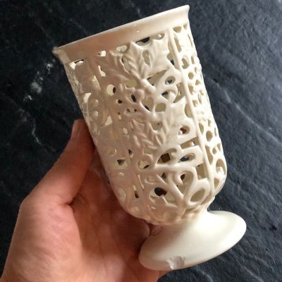 Ваза ажурная 14 см Villa Collection Дания керамика