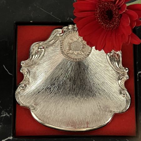 Блюдо икорница 11 см сплав Япония