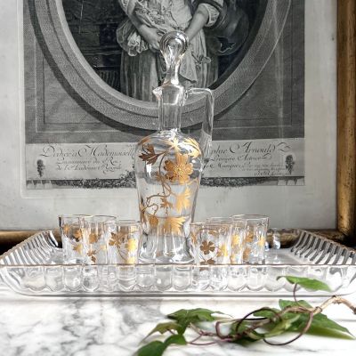 Кувшин поднос рюмки набор 5 предметов Франция 30е гг уценка