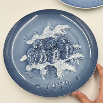 Тарелка панно Hutschenreuther 26 см Птицы 1972 г Германия