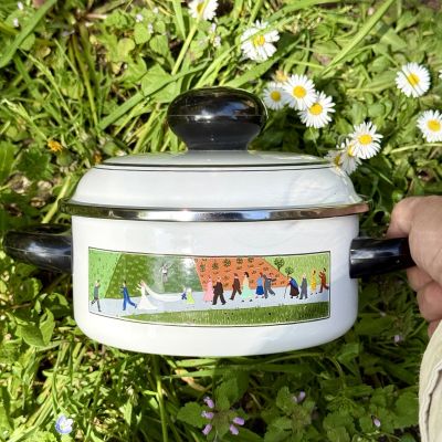 Кастрюля эмалированная ВиллеройБох Design Naif 1,5 л  Германия  