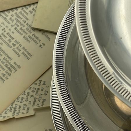 Менажница этажерка 33 см серебрение