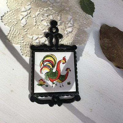 Подставка под горячее Петушок и Курочка