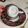 Чайная пара черный Royal Albert Provincial Flowers Fireweed 200 мл Англия
