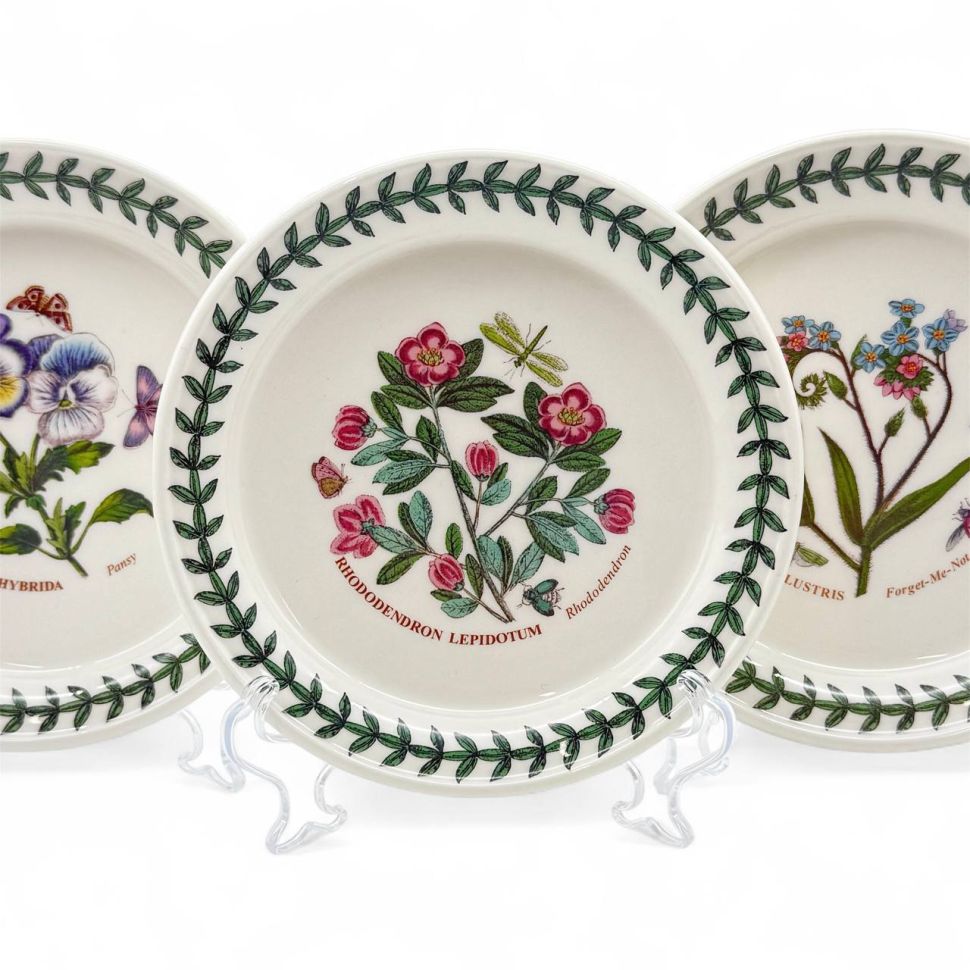 Тарелка для хлеба Portmeirion Botanic Garden Rhododendron Lepidotum 16 см Англия