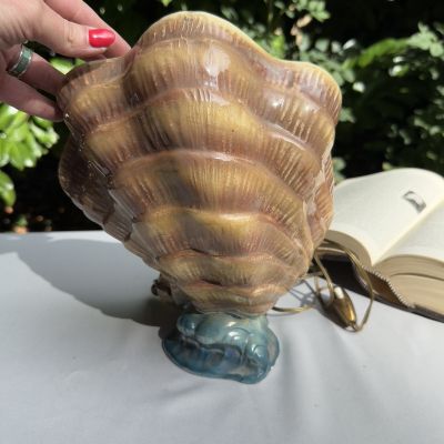 Лампа настольная Подводный мир 27 см фарфор Италия