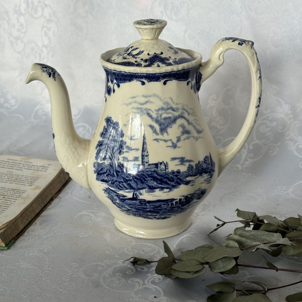 Чайник кофейник Staffordshire Собор Солсбери 1,25 л Англия