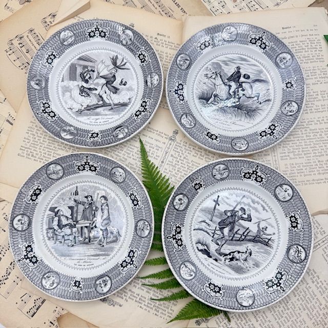 Тарелка Gien Les Jours de Guignon  20 см Франция 