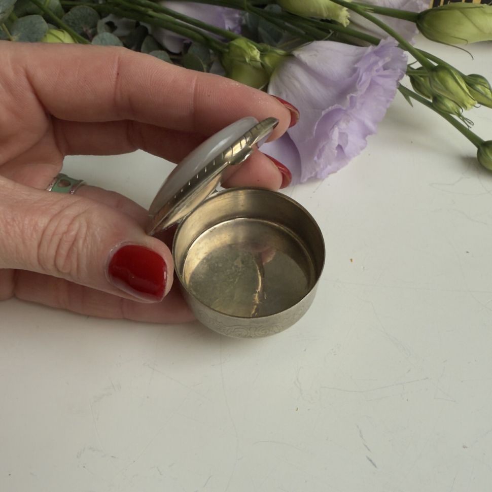 Шкатулка таблетница Оникс 4 см изъян