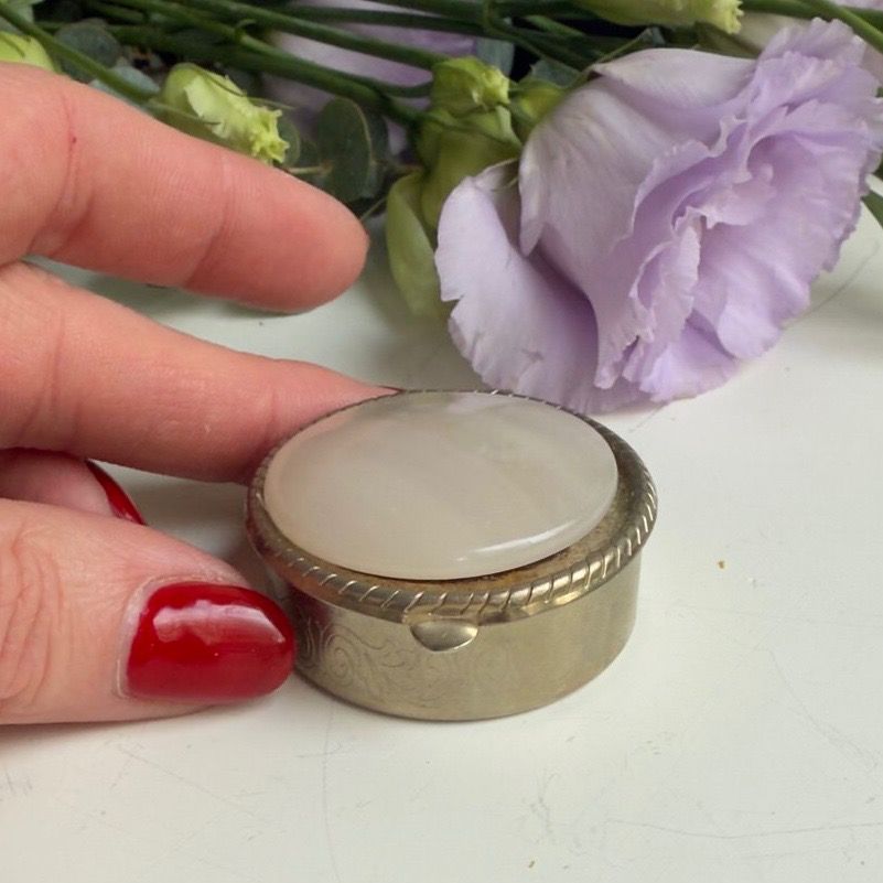 Шкатулка таблетница Оникс 4 см изъян