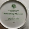 Тарелка Franklin Porcelain Rostblattrige Alpenrose 20 см фарфор Германия