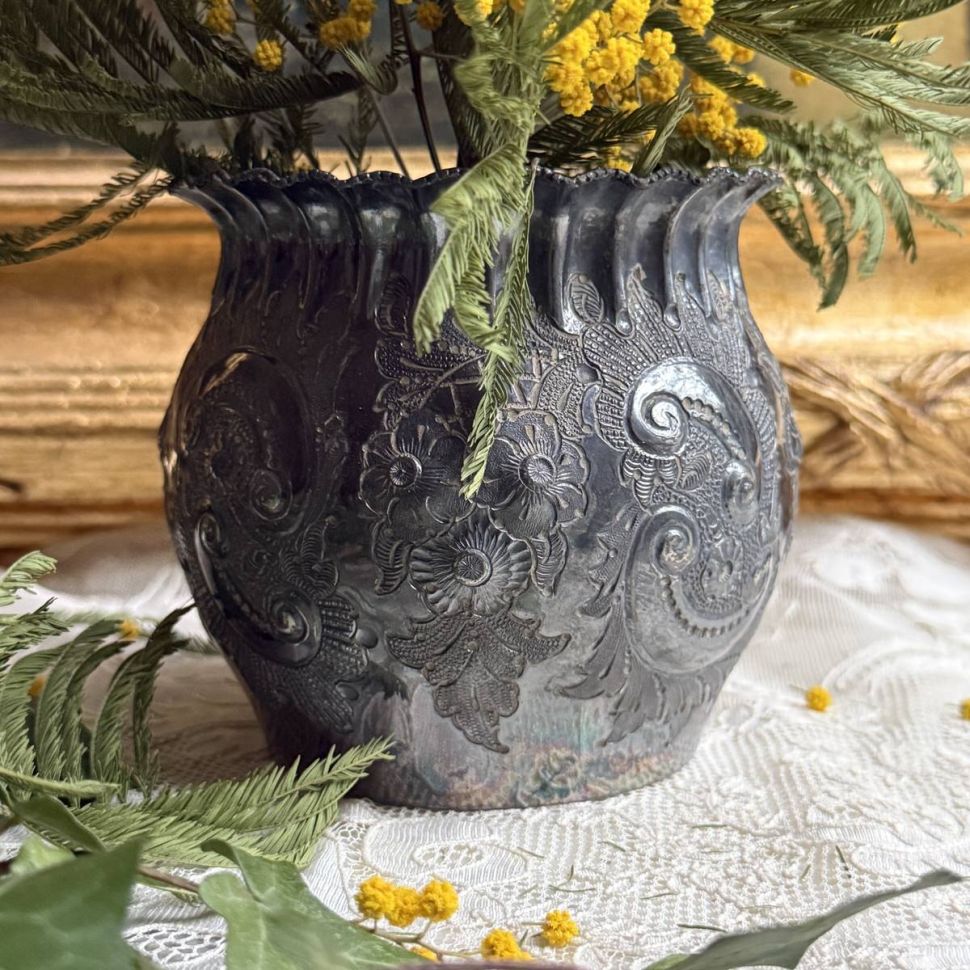 Сахарница C.PACKER&CO серебрение Англия 