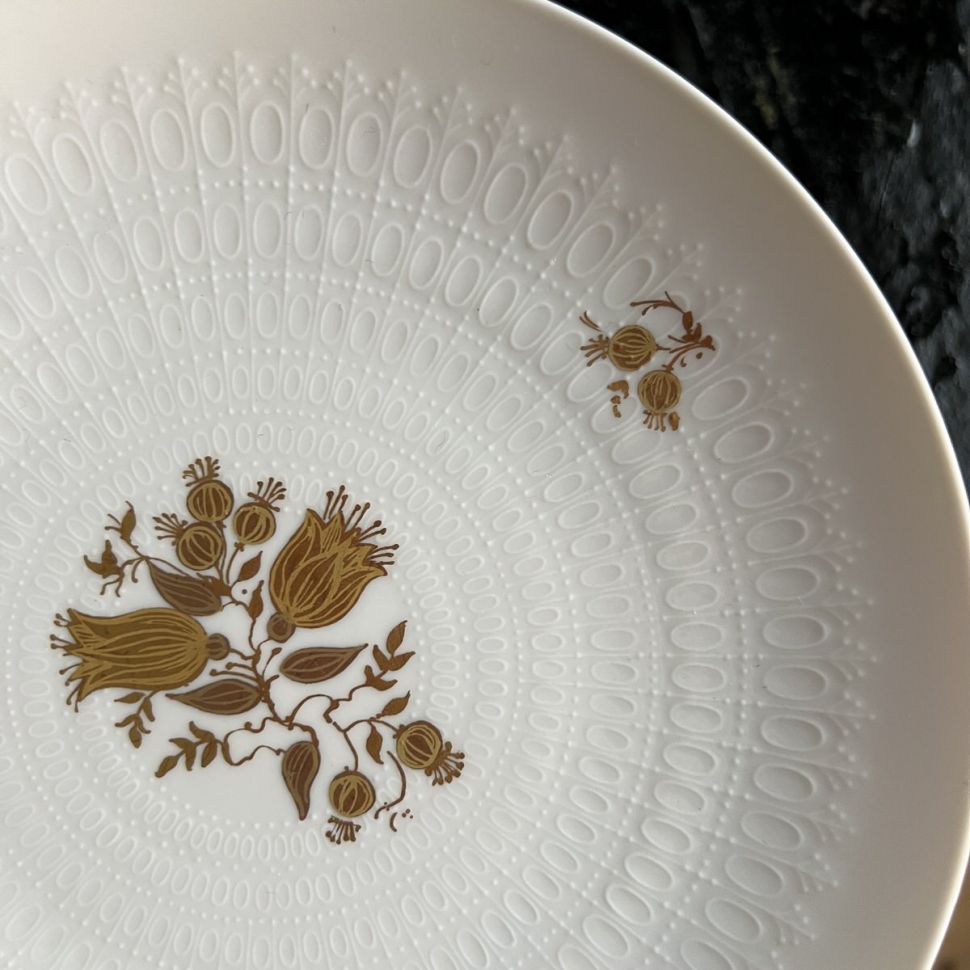 Тарелка углубленная Rosenthal 21 см юбилейная серия 1979-1980 гг. Германия