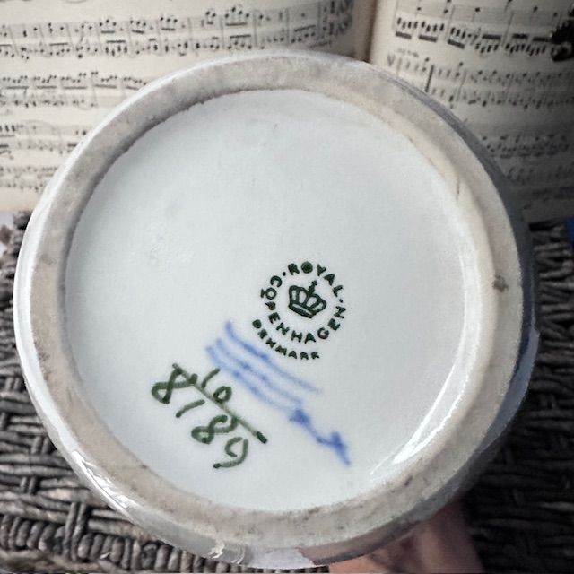 Чайник кофейник Royal Copenhagen номерной 1,3 л фарфор Дания