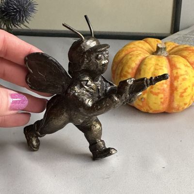 Статуэтка Охотник 12 см бронза