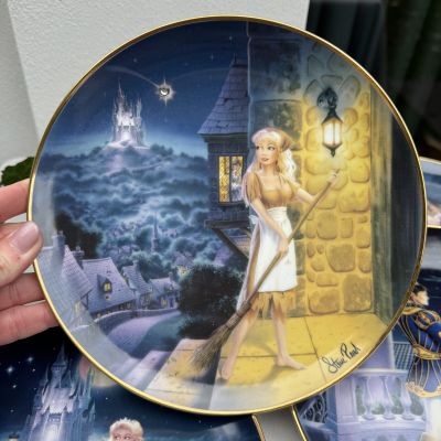 Тарелка Franklin Mint Золушка Dreams Do Come True номерная 21 см Англия 1980 г. 
