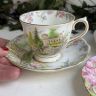 Чайная пара Royal Albert Kentish Rockery 190 мл 1940-е гг. Англия