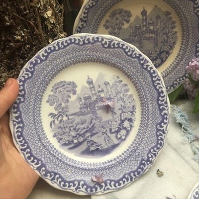 Блюдце Rorstrand Spets фарфор 1907 год