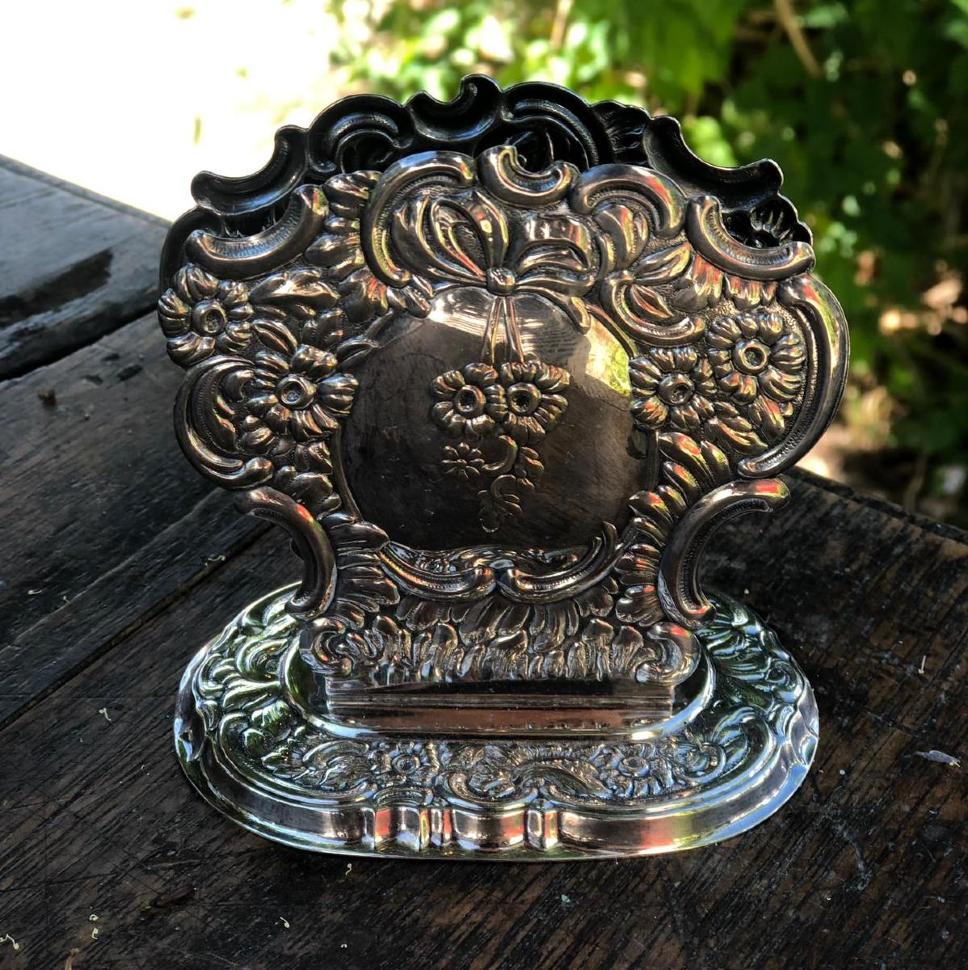 Подставка для салфеток мельхиор